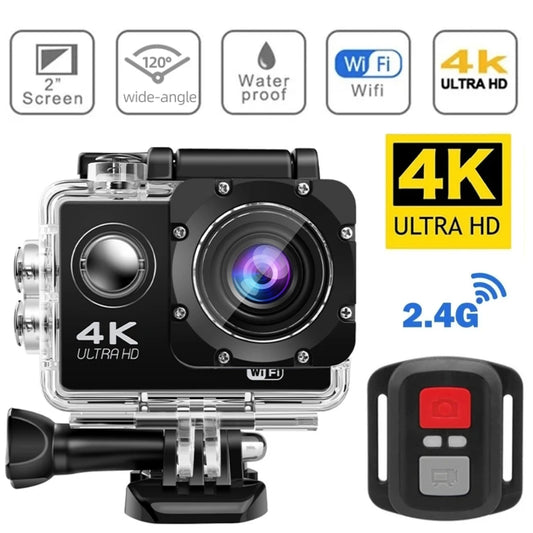 Record every thrill with this Ultra HD 4K action camera!