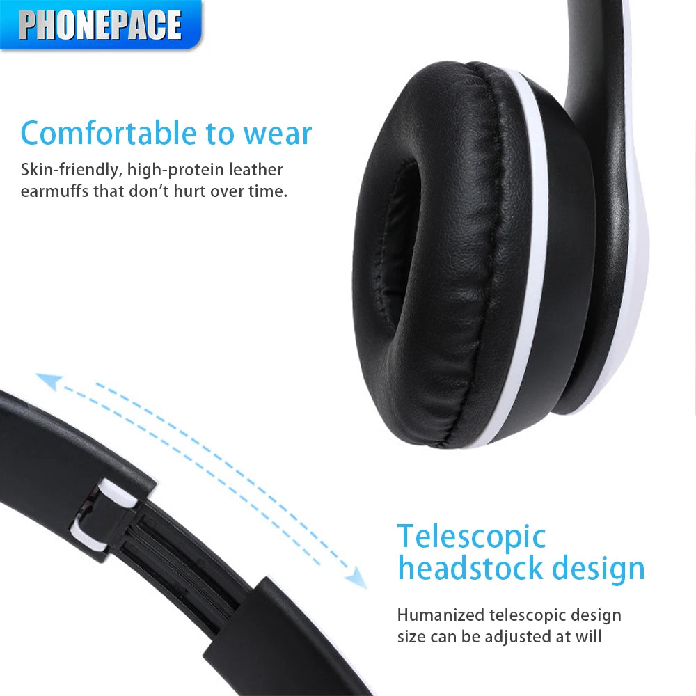 P47 Bluetooth 5.0 Wireless Folding Headset