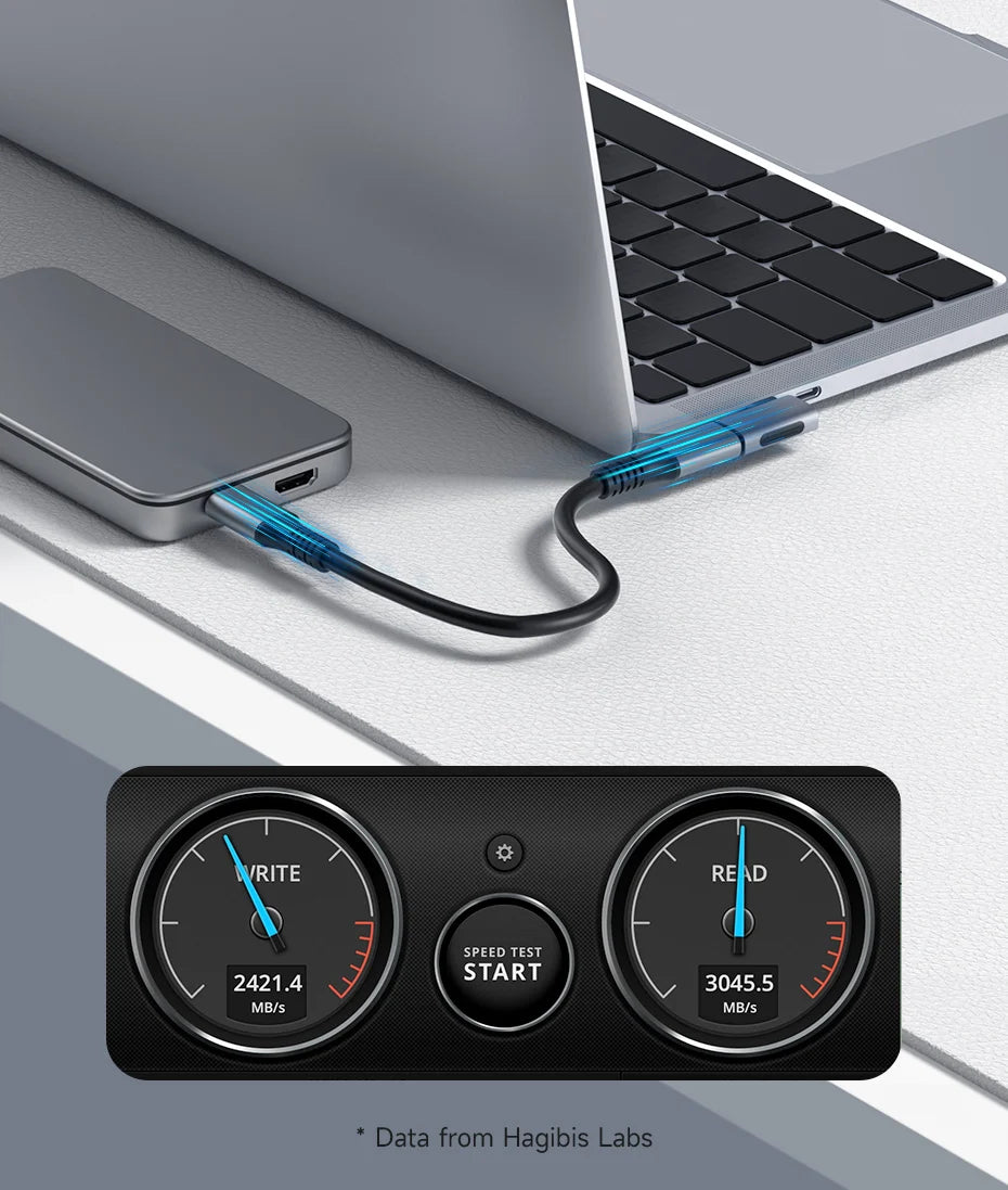 Hagibis 240W USB-C Adapter – Speed, Power, Precision!