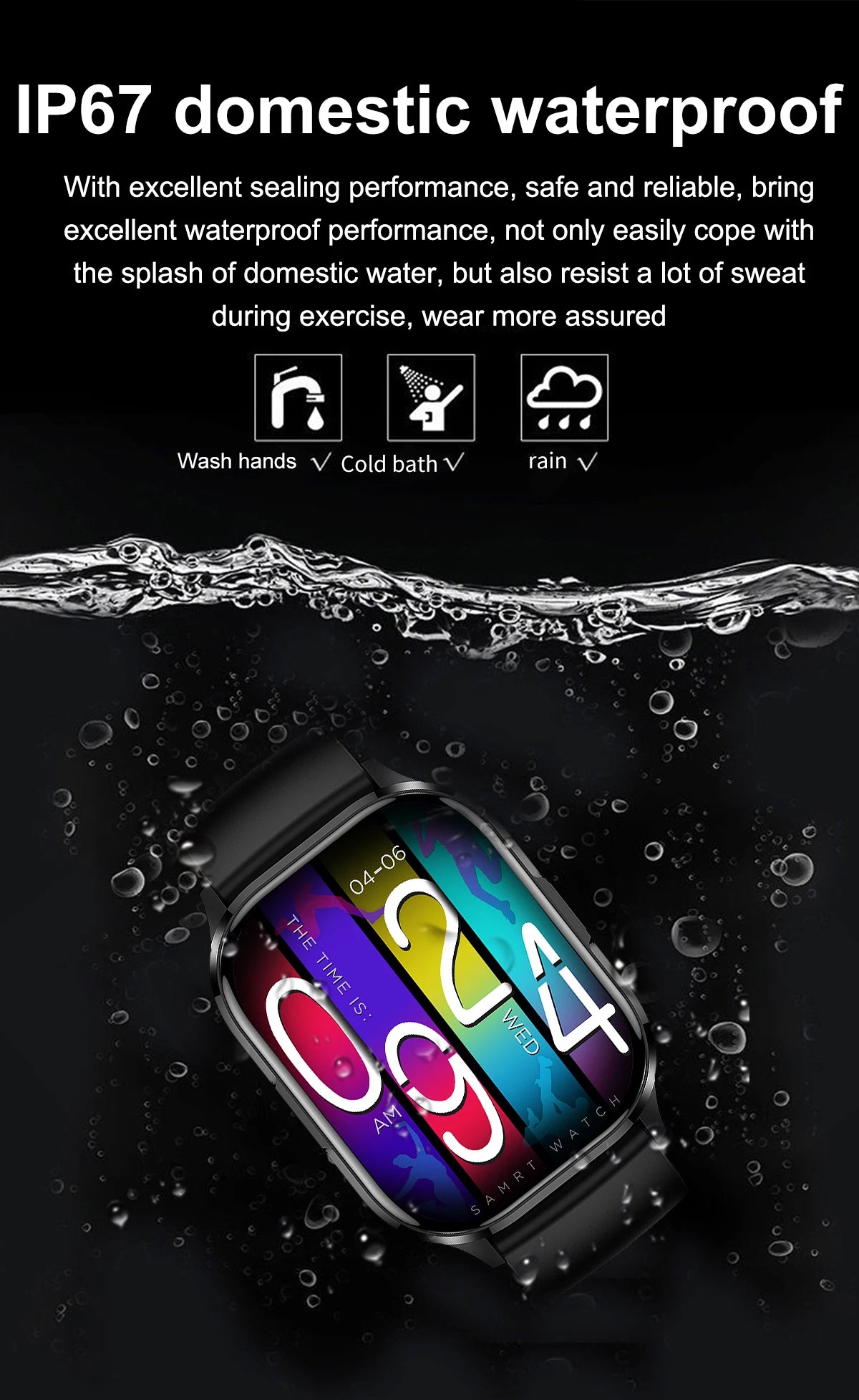 Smart Watch for Android with Full Touch Screen