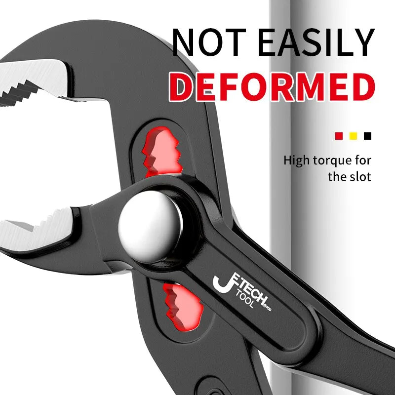 Adjustable Water Pump Pliers – Quick-Release Plumbing Tool