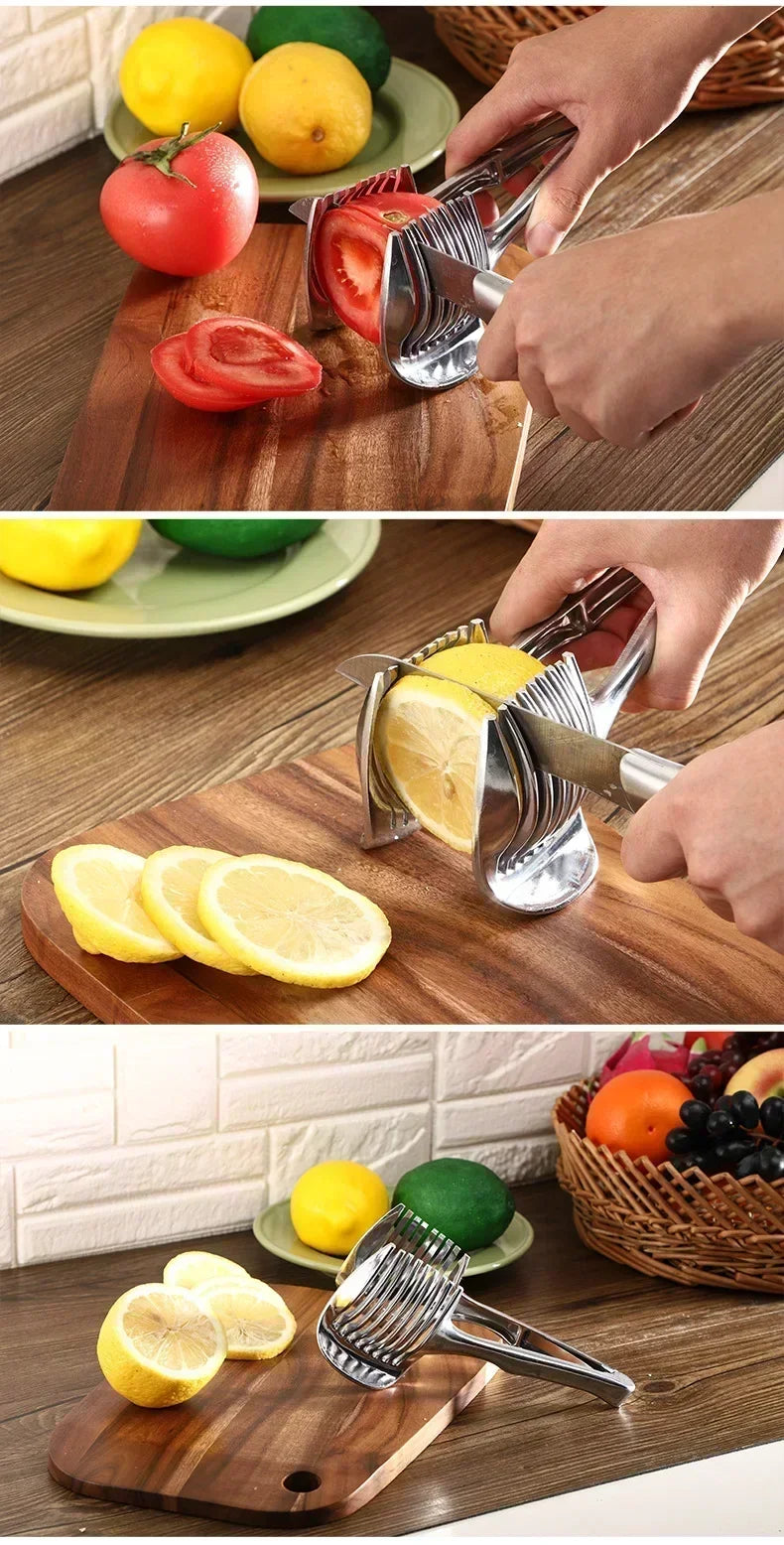Stainless Steel Fruit & Veggie Slicing Clip