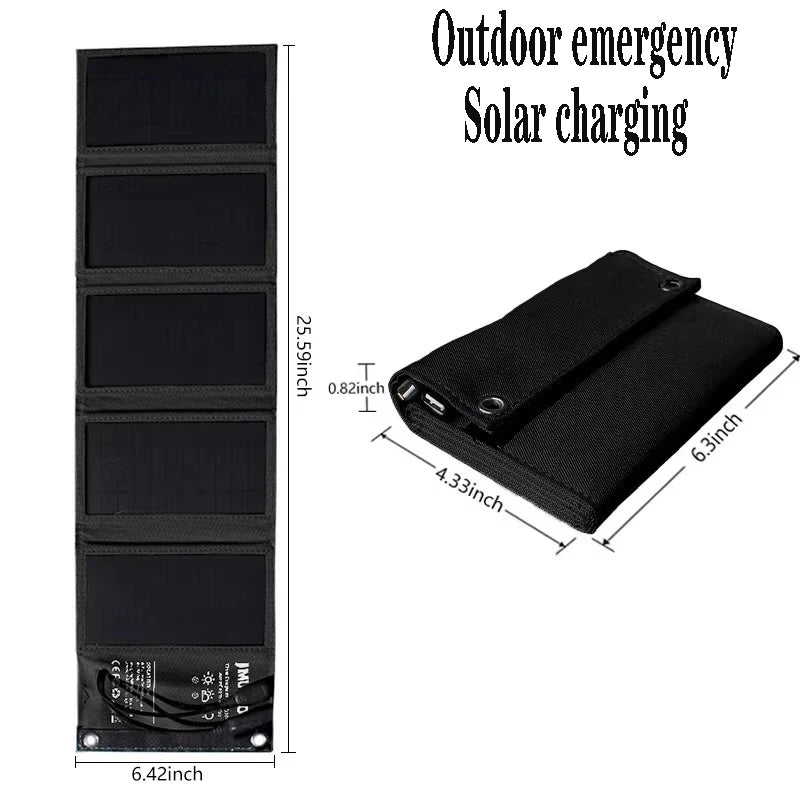 2000W Flexible Portable Solar Panel with USB Charging