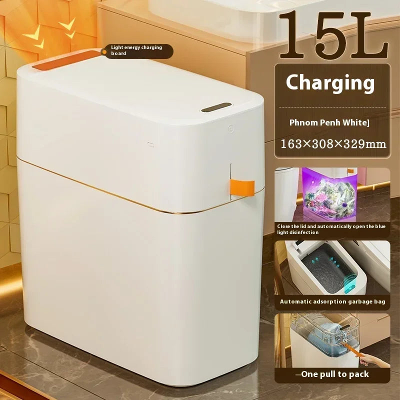 Smart Sensor Trash Can with Lid