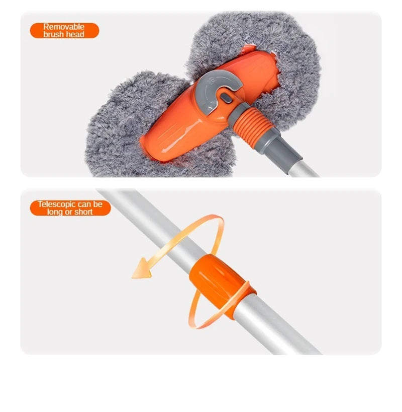 Telescopic Double-Head Car Wash Mop