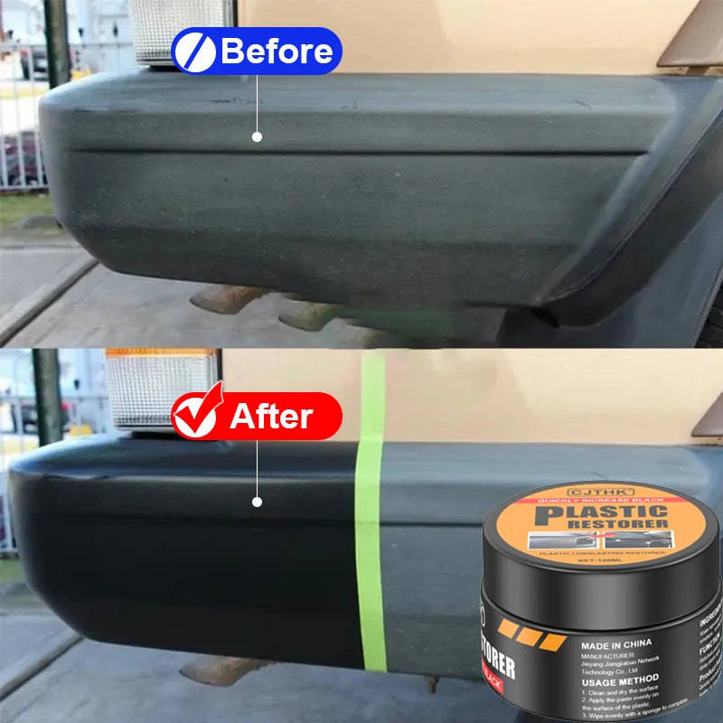 Car Plastic & Leather Restorer – Back to Black Gloss Coating