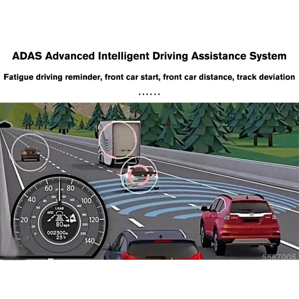 ADAS Dash Cam for Android – Full HD 1080P Car DVR