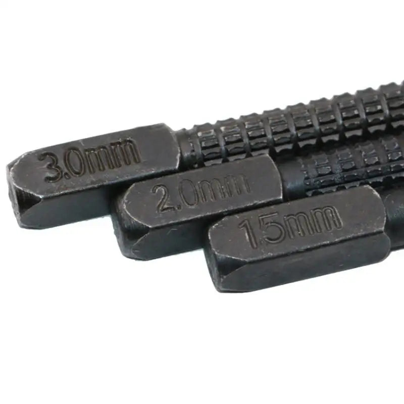 Drive accurate marks with this 3-piece center punch set!
