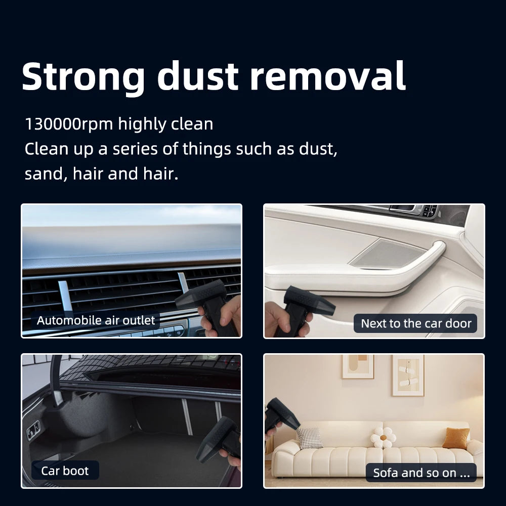 130000 RPM Handheld Cordless Jet Air Duster - Clickilix