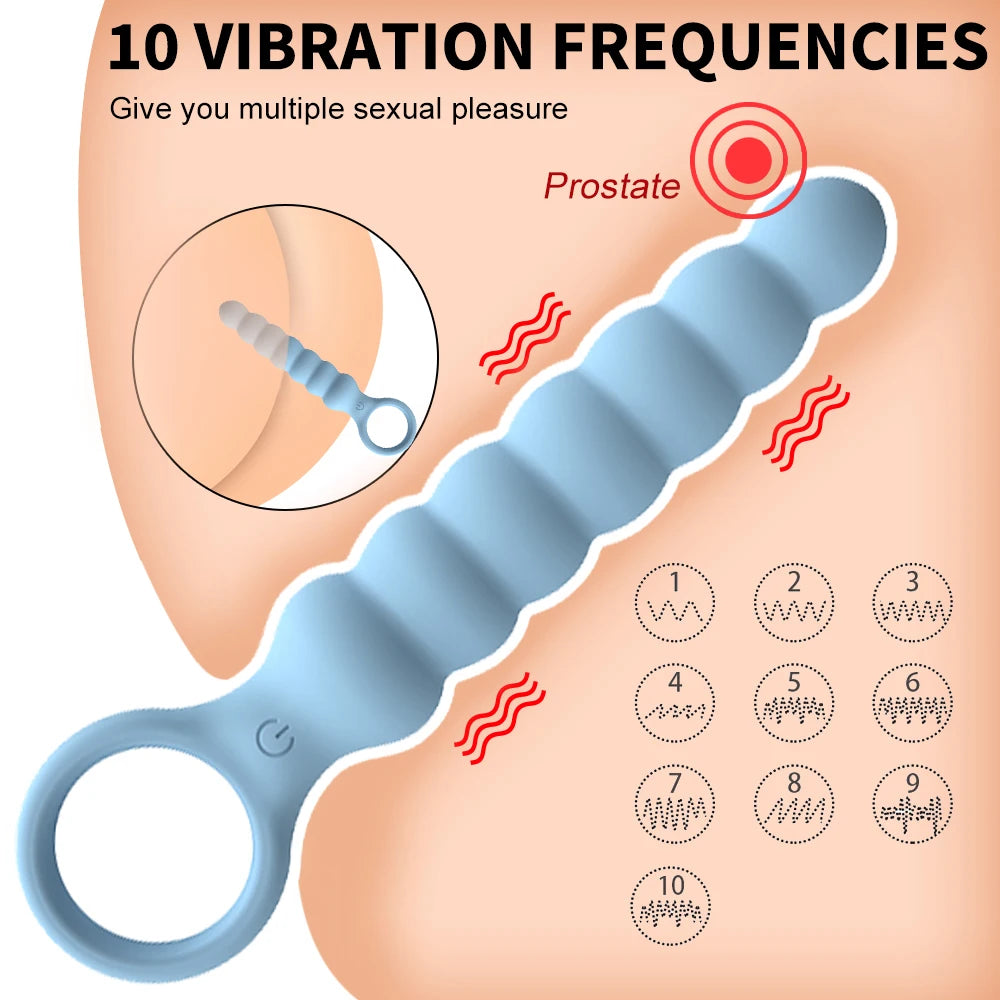 10-Speed Anal Vibrator with Prostate Massage