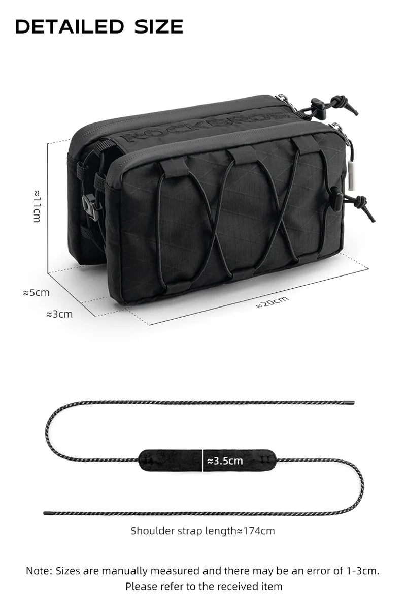 Top Tube Bicycle Bag – Frame & Saddle Storage with Phone Holder