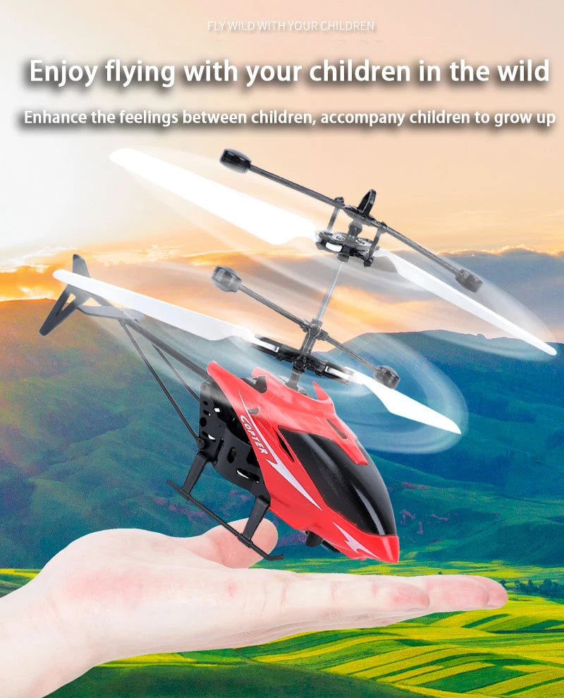 Rechargeable Mini RC Drone – Fall-Resistant Toy for Kids
