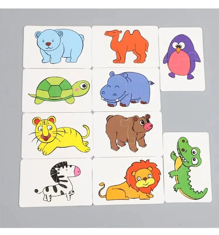 32 Pcs Enlightenment Card Matching Puzzle – Fun & Smart Learning for Kids!