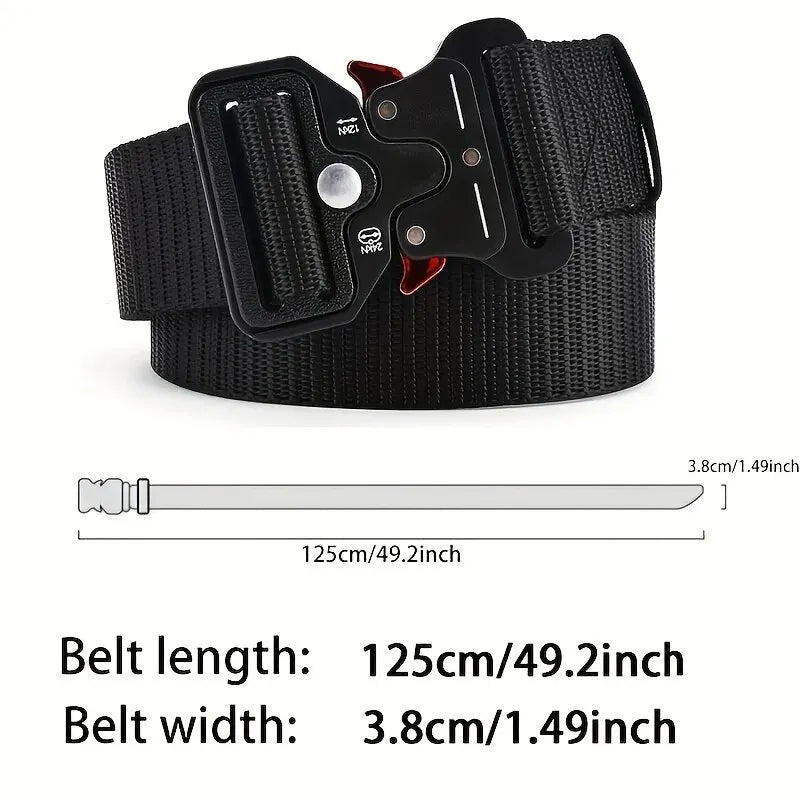 Multi-Function Outdoor Canvas Belt for Men
