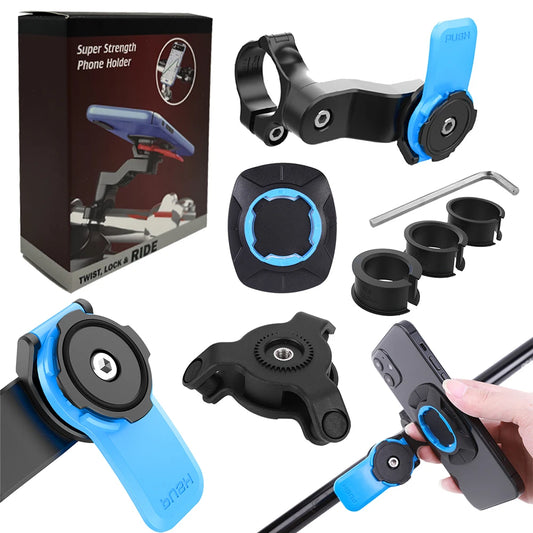 Shock-Absorbing Motorcycle Phone Mount Holder