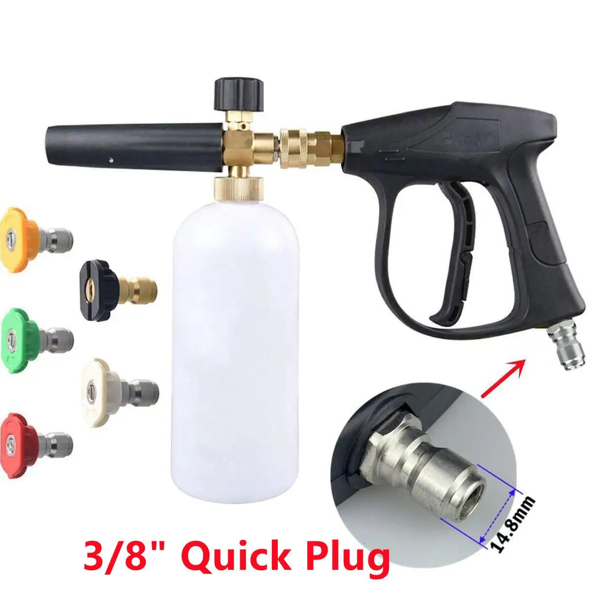 Short Handle Pressure Washer Gun – Power, Control, Precision!