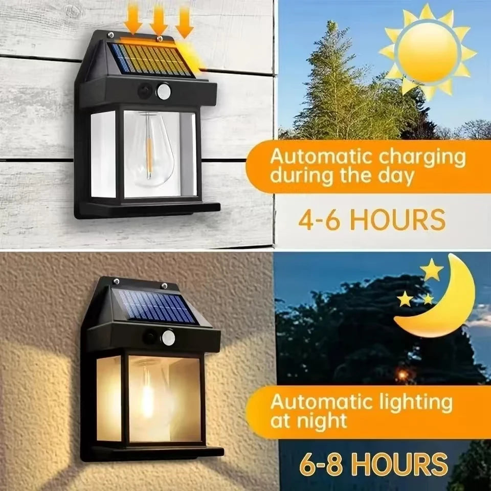 Powerful Outdoor Solar Lamp Garden Solar Powered Streetlight Outdoor Lights