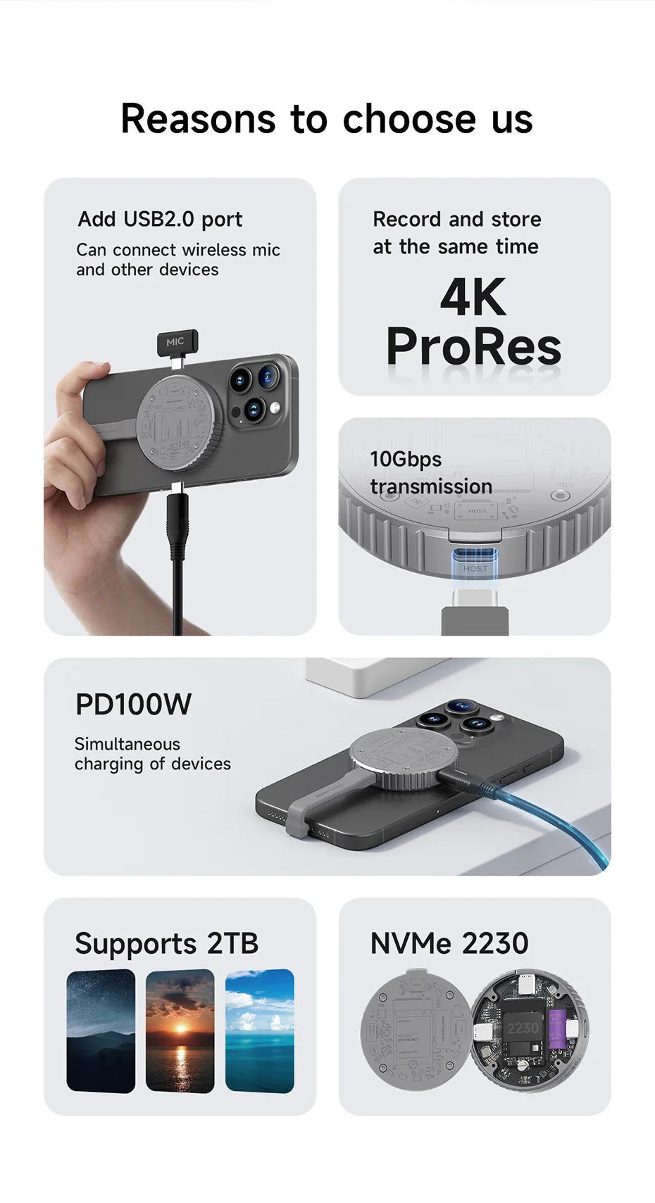 Upgrade storage with Hagibis Magnetic M.2 SSD enclosure!