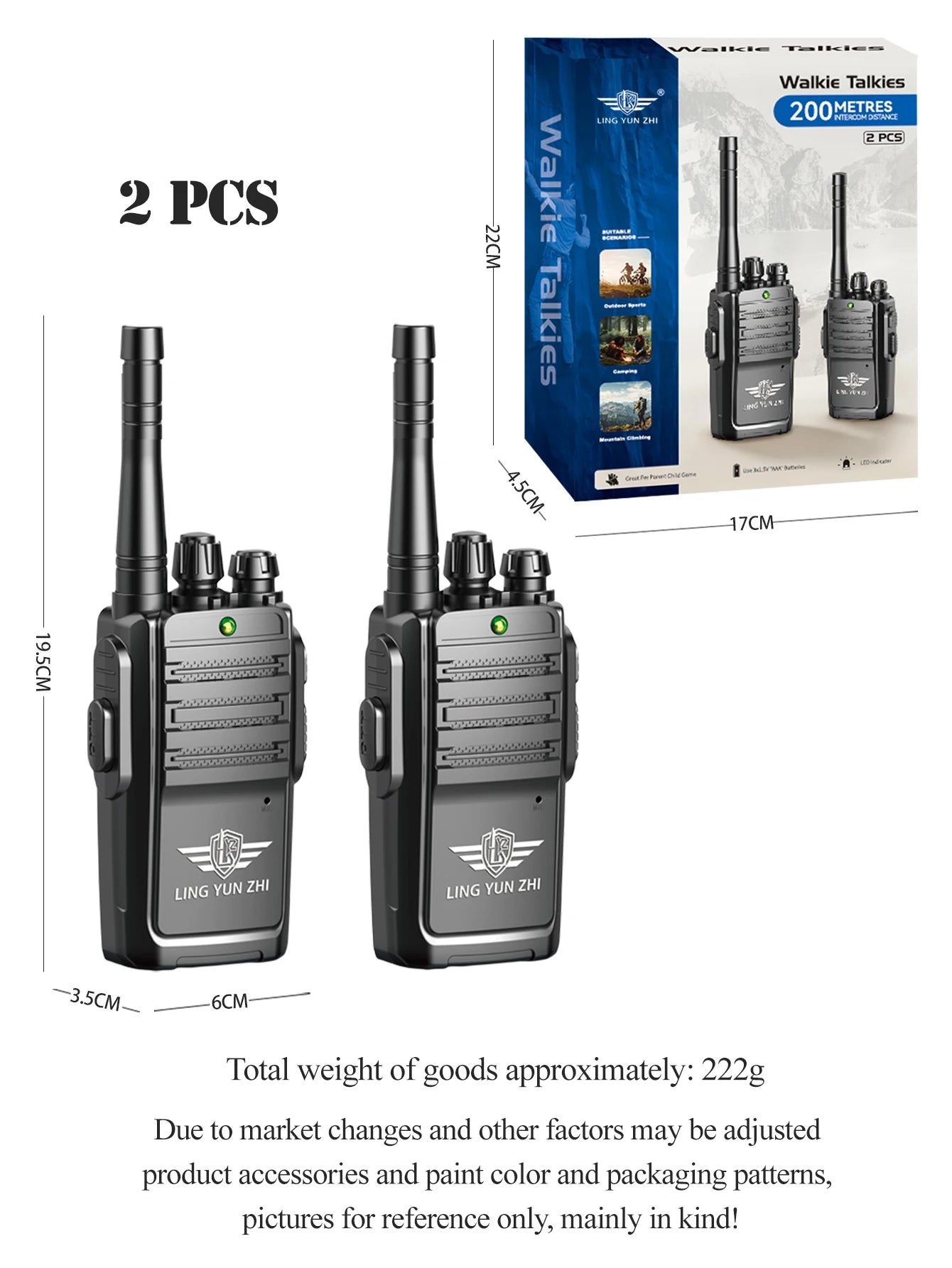 Kids Walkie Talkie Toy Set