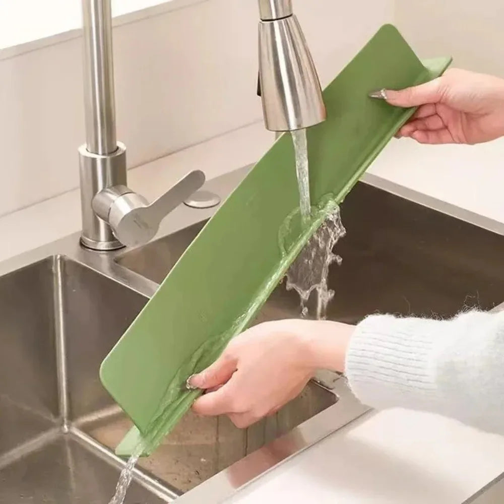 Silicone Sink Splash Protector with Suction Cups