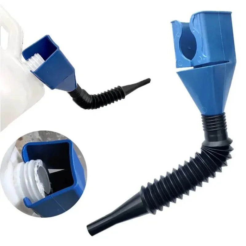 Plastic Oil Funnel with Filter for Cars & Motorcycles