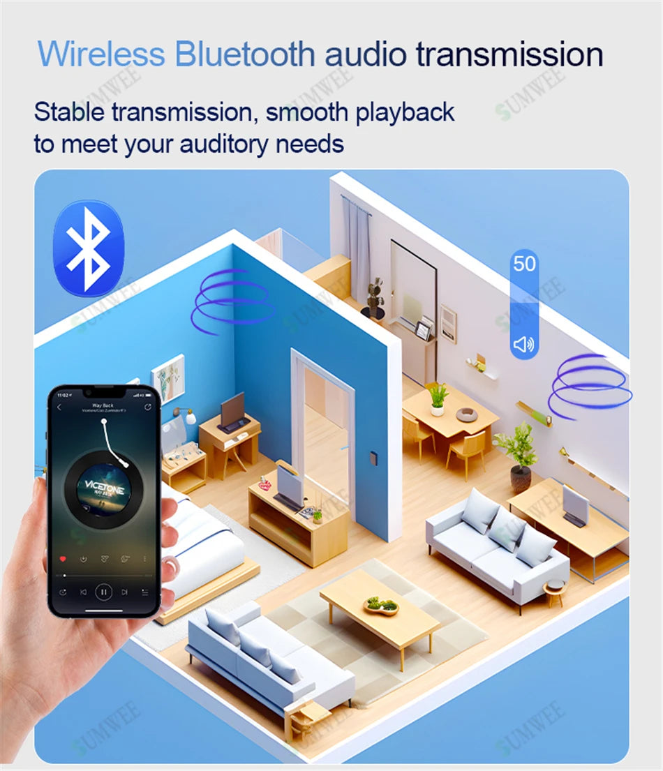 Smart In-Wall WiFi Audio System with Zigbee Hub
