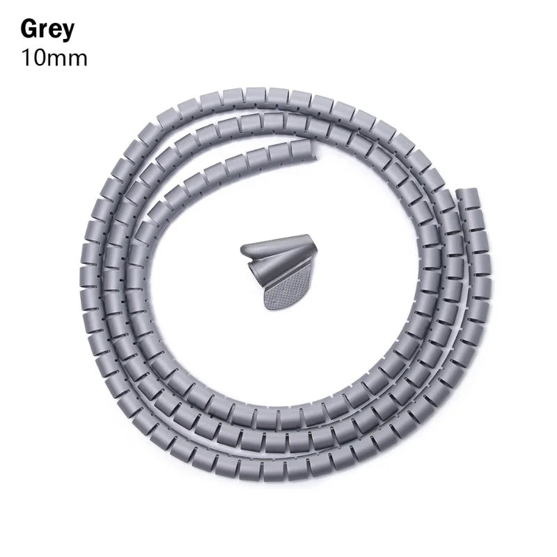 2M Spiral Cable Wire Protector Organizer Tube