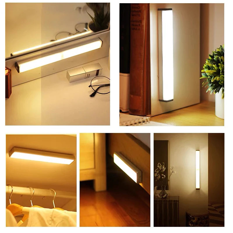 Wireless LED Motion Sensor Night Light Rechargeable