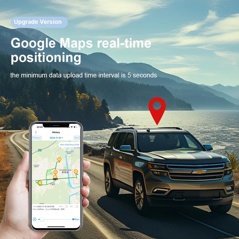 Protect your vehicle with Trackerking 4G J16 Mini GPS Tracker!