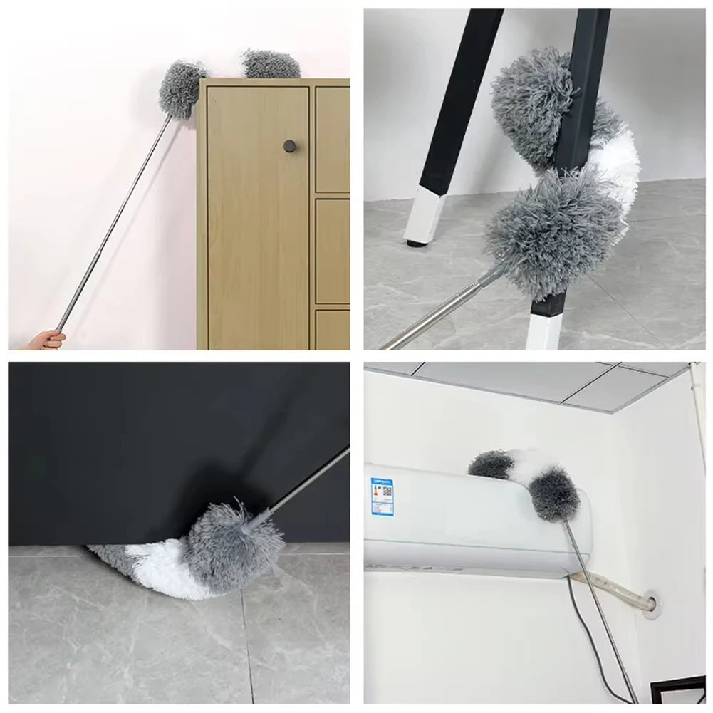 Extendable Microfiber Duster – Telescopic & Bendable Cleaning Brush