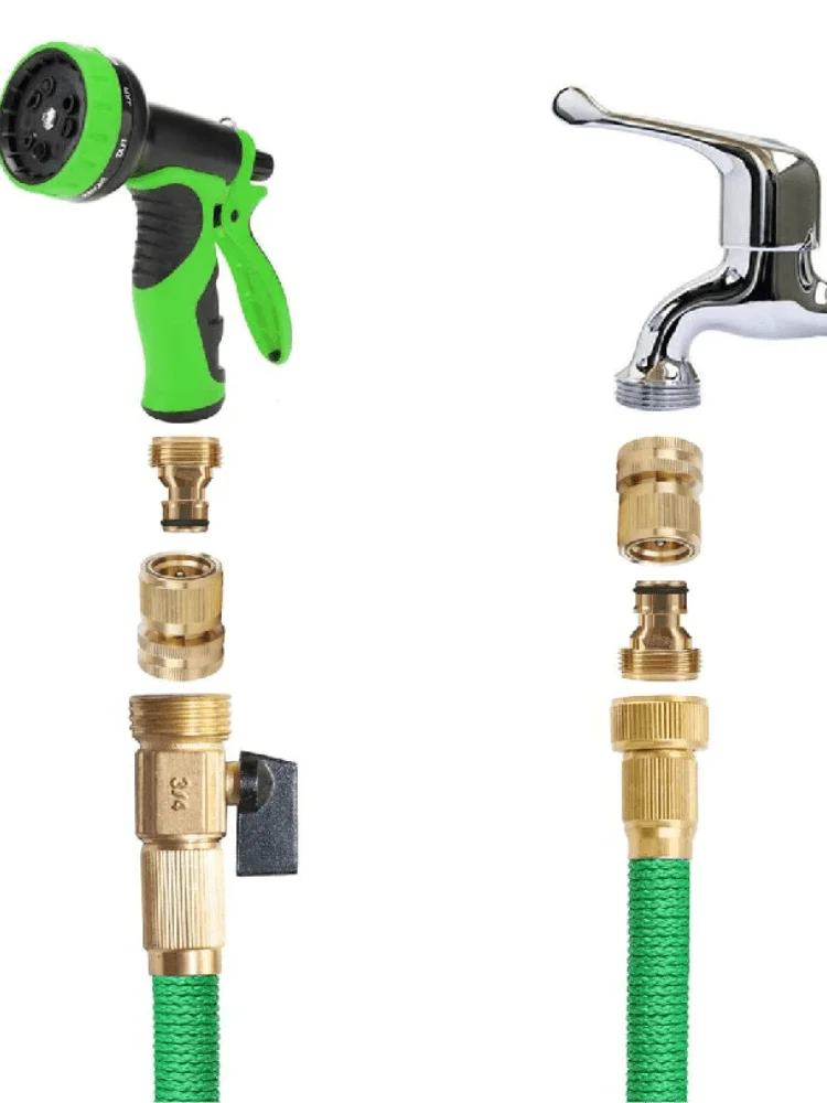 Quick-Connect Garden Hose Set – Leak-Free Watering in Seconds!
