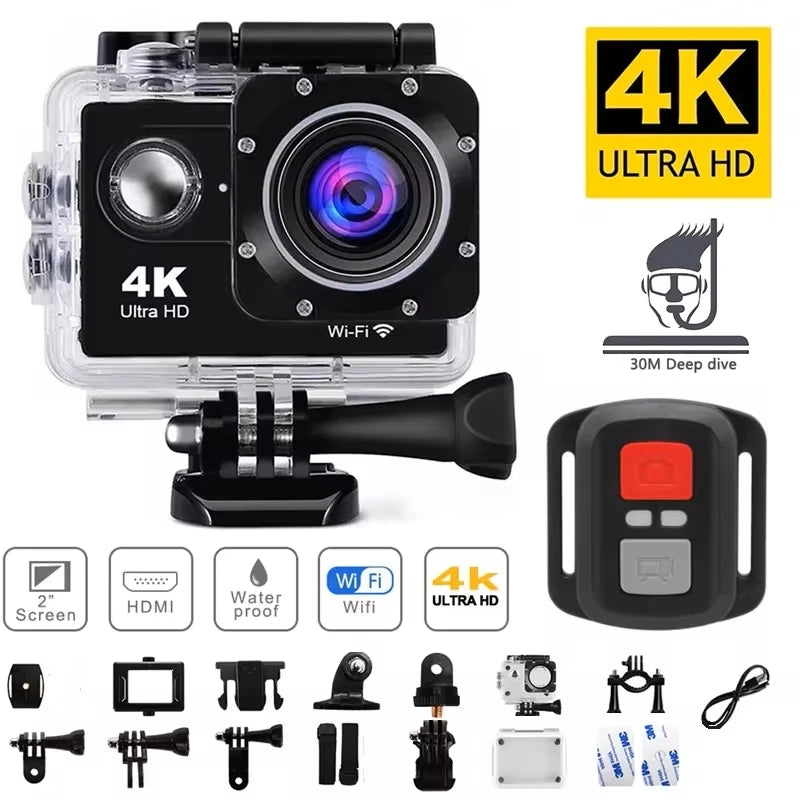 Capture epic moments with this Ultra HD 4K Action Camera!