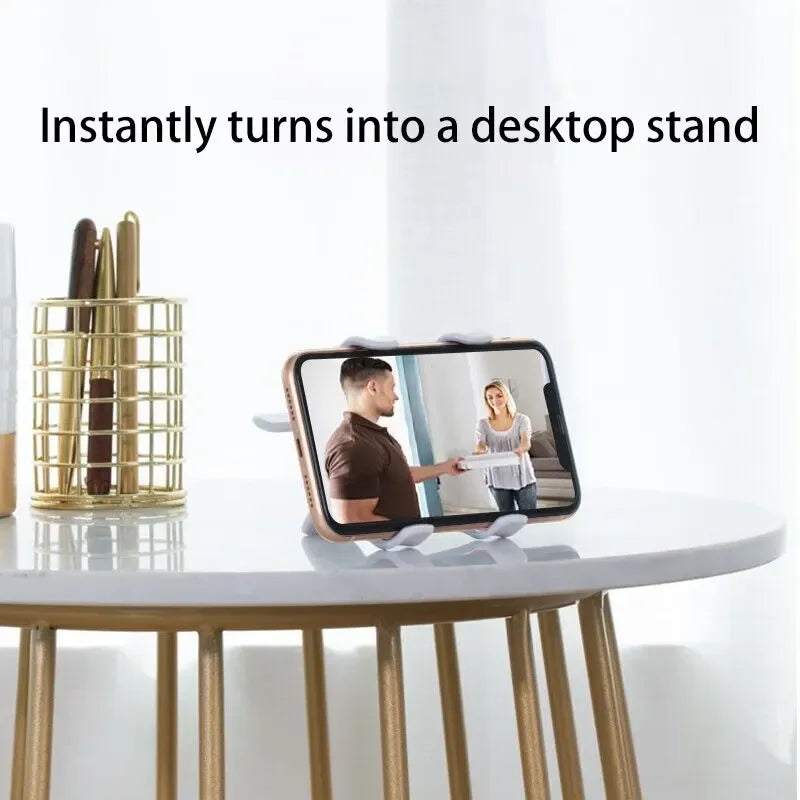 360 Clip Mobile Phone Holder Stand Portable Flexible  Desktop Bracket Desk Mount Stand Base
