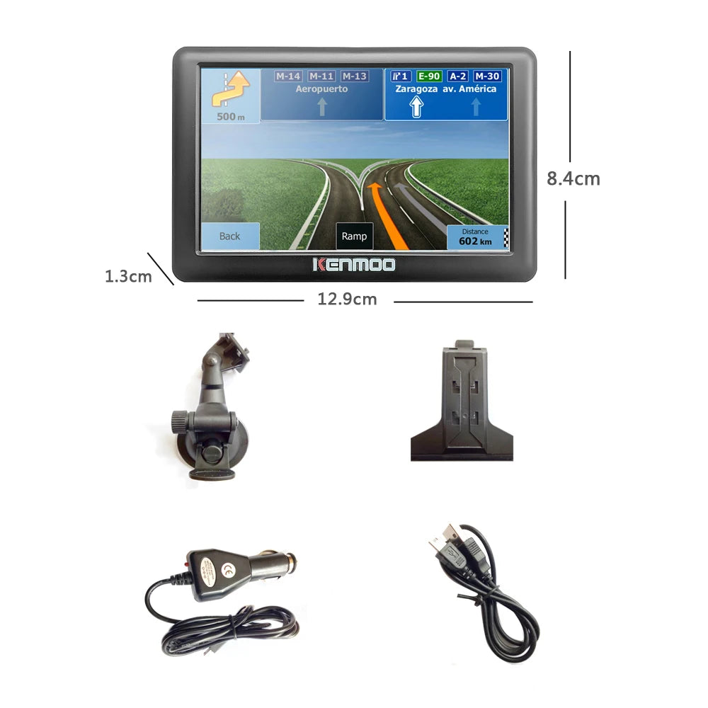 Explore with ease using this 5" HD GPS Navigator!