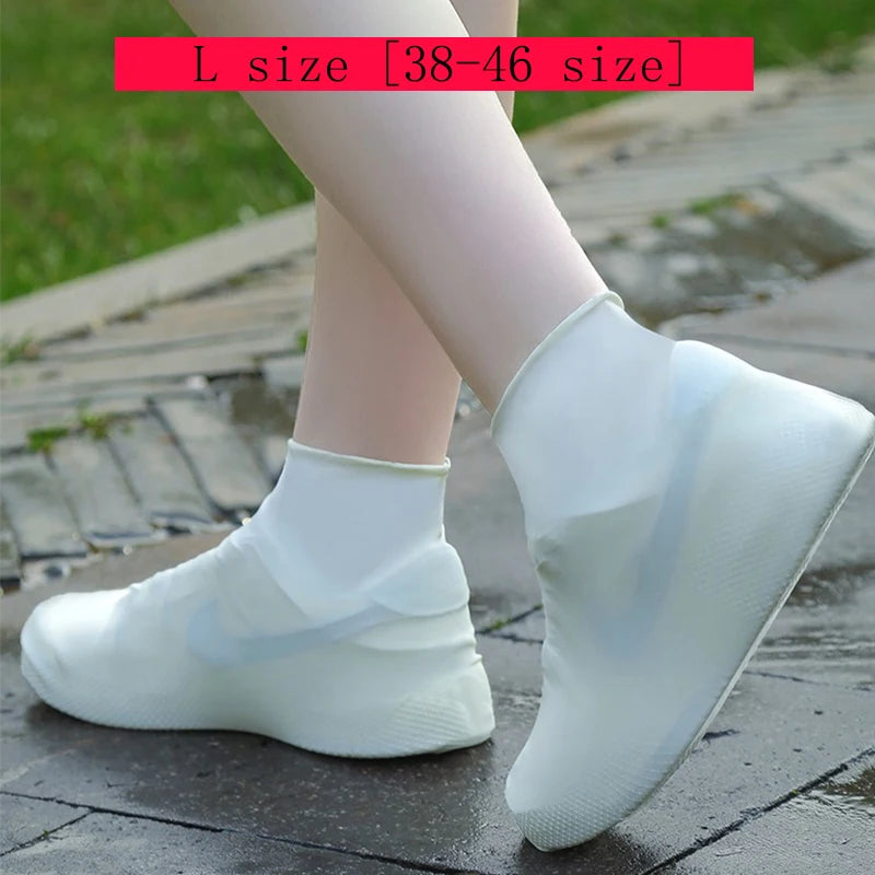 Waterproof Latex Overshoes for Rainy Days