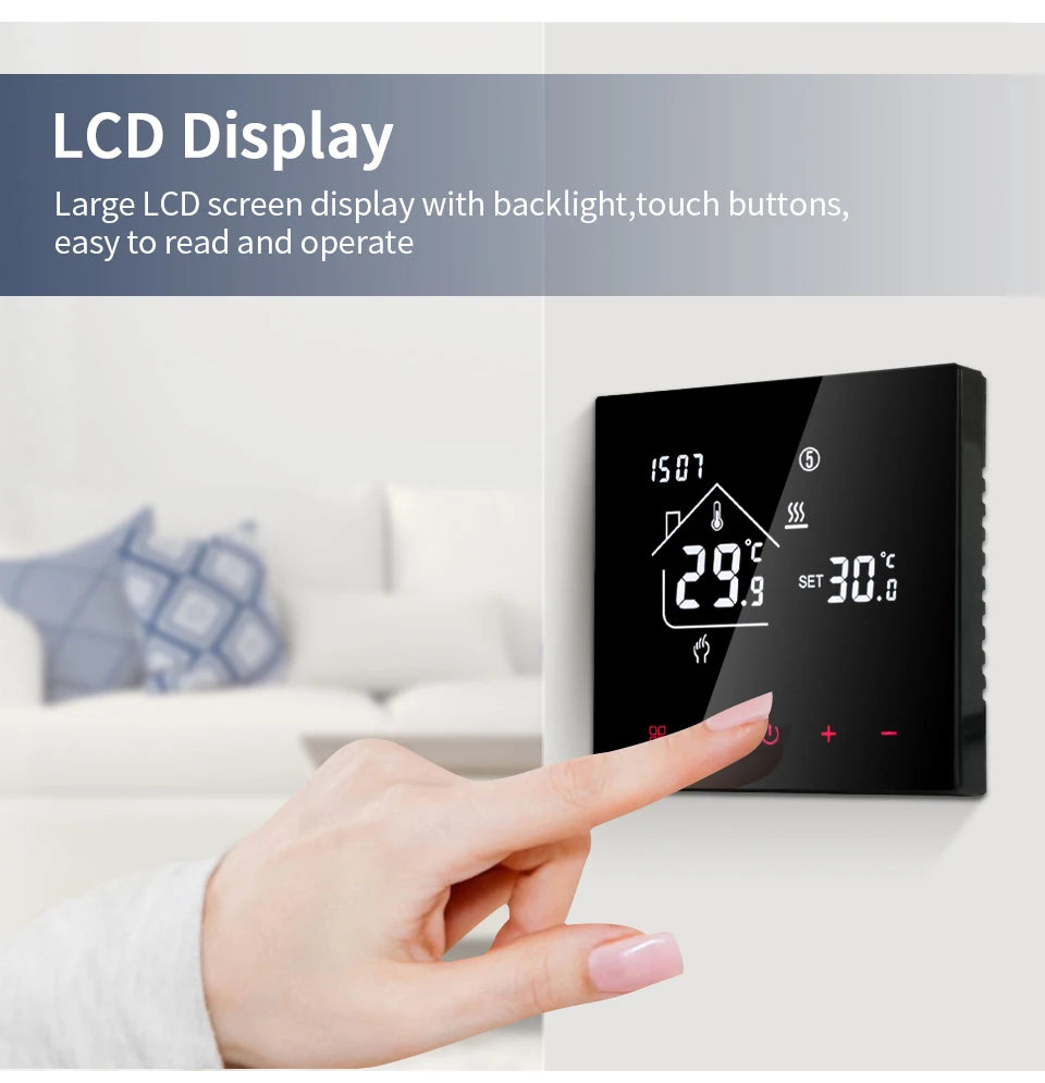 Tuya WiFi Smart Thermostat – Floor & Boiler Heating Control