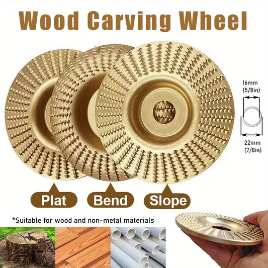 Wood Carving & Sanding Disc Set – 1/3pcs Shaping Wheels