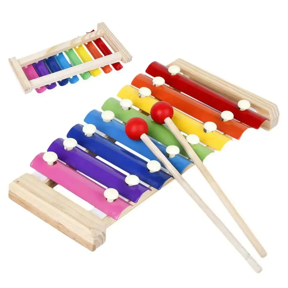Montessori Wooden Xylophone – 8-Tone Musical Fun for Kids!