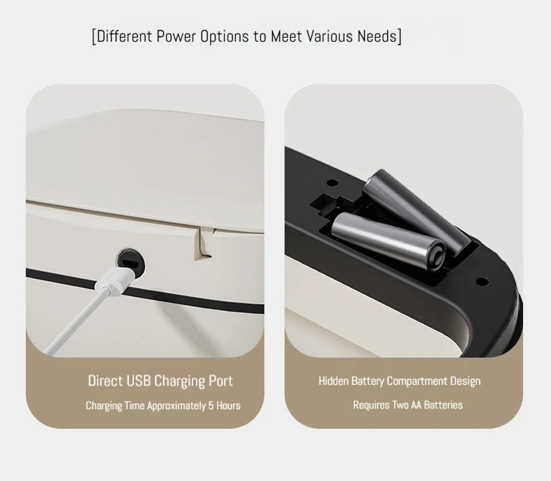 16L Smart Non-Contact Bathroom Trash Can