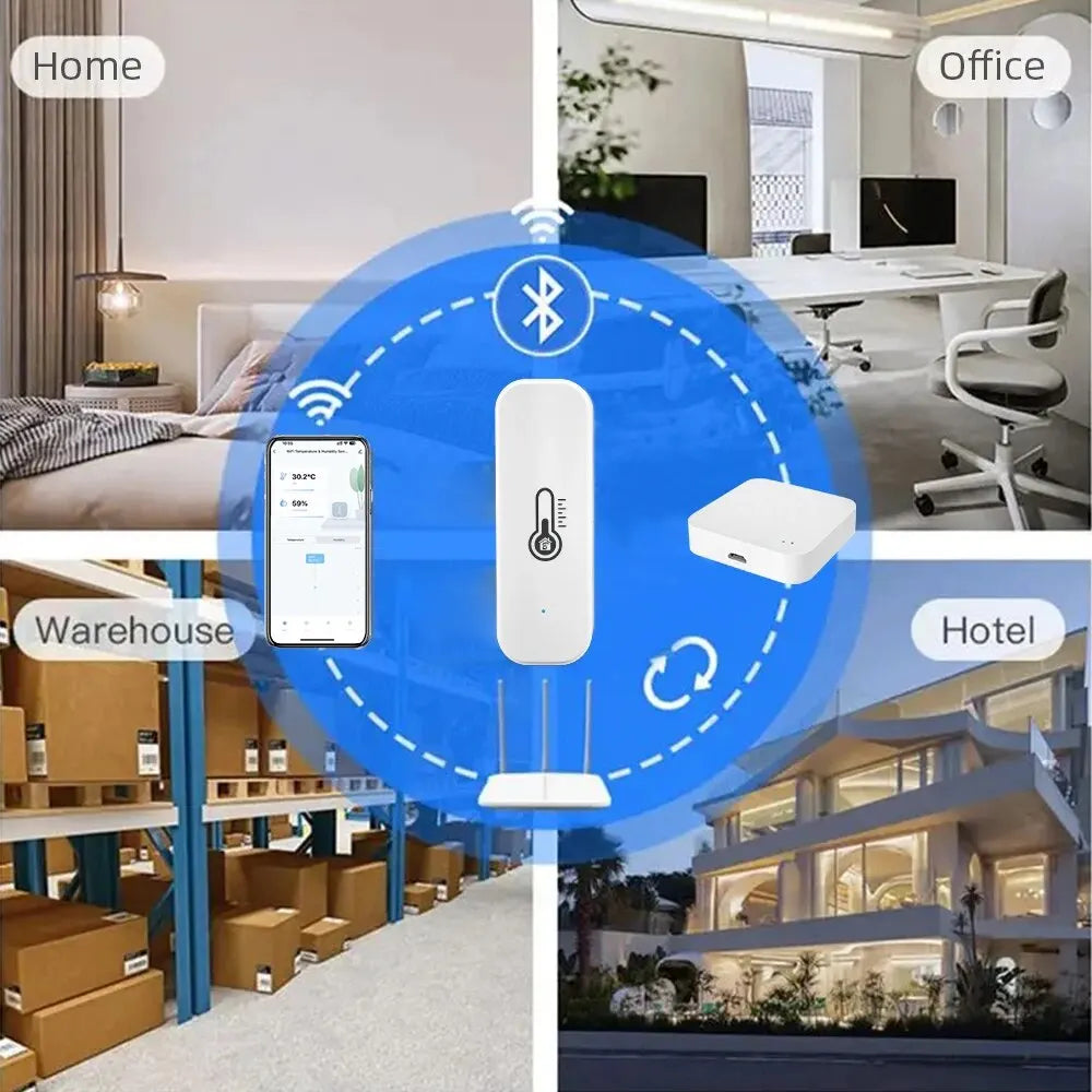 Tuya Bluetooth Temperature & Humidity Sensor - Clickilix