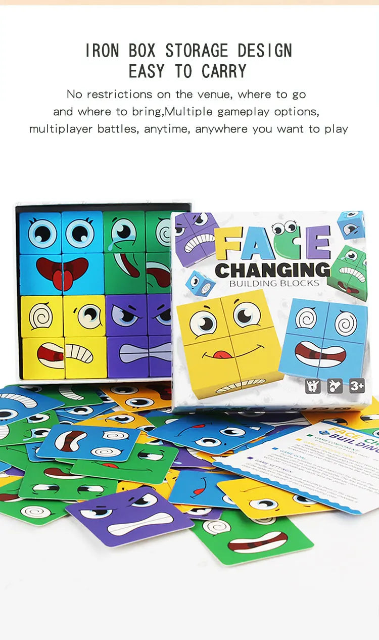 Kids Emotion Face Puzzle – Match, Think, Express & Play!