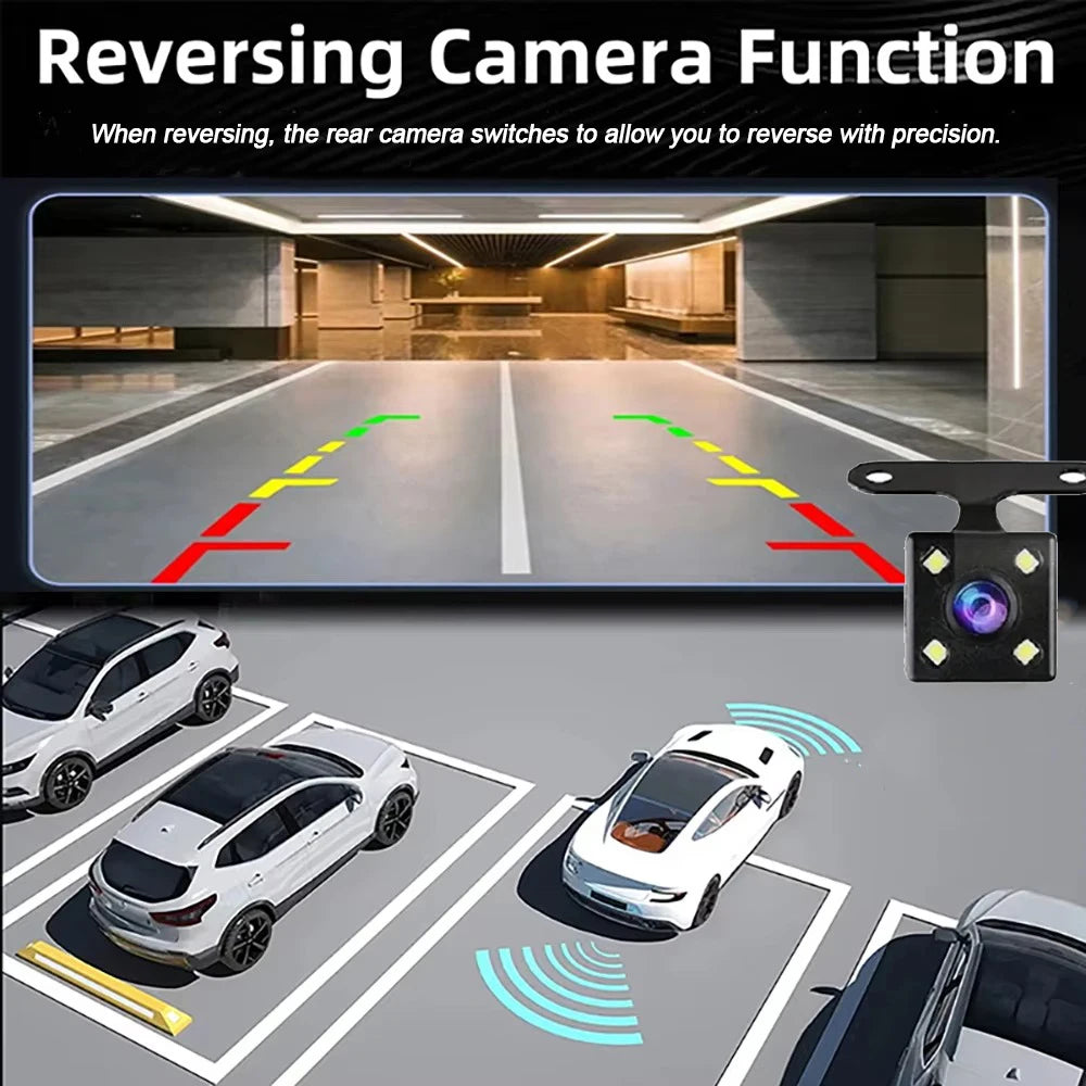 4-Channel WiFi Dash Cam with 360° Night Vision