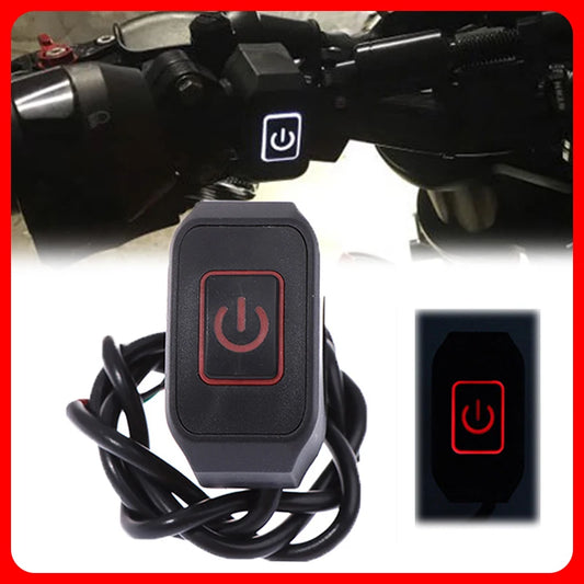 LED Waterproof Motorcycle Handlebar Switch Button