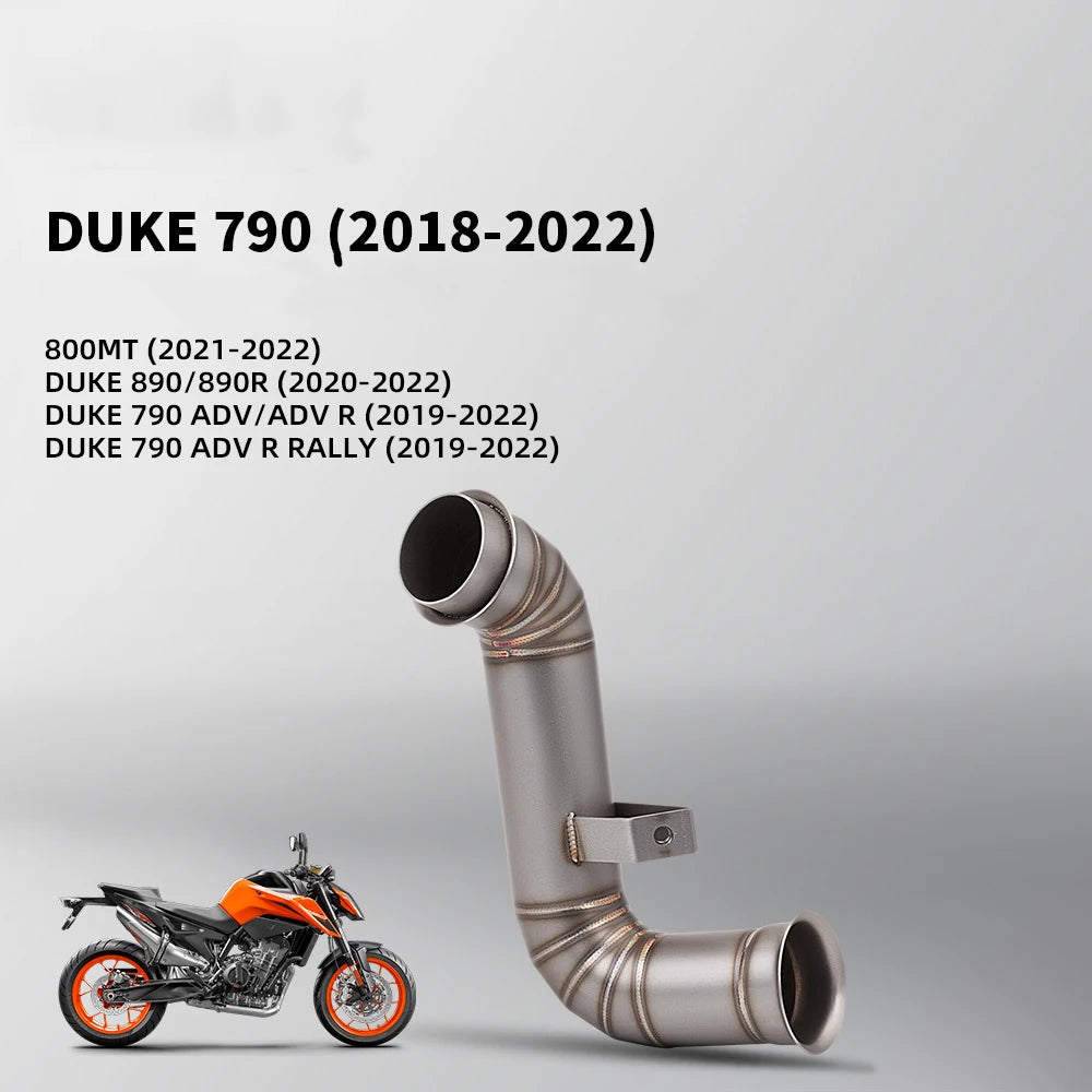 Slip-On Exhaust Pipe for 800NK KTM 790 890
