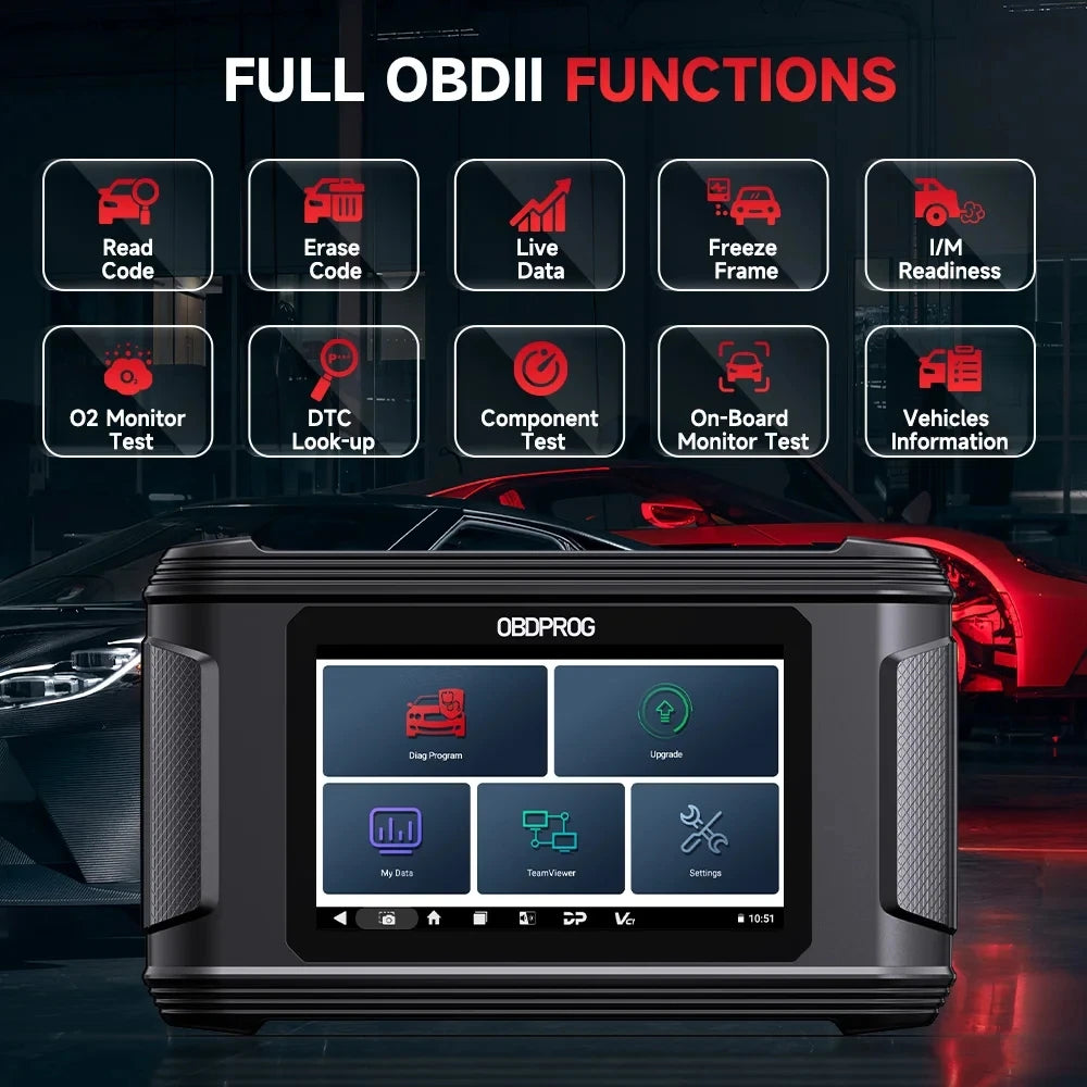 OBDPROG M500 Cluster Calibration Tool – Professional OBD2 Diagnostic & Adjustment Scanner
