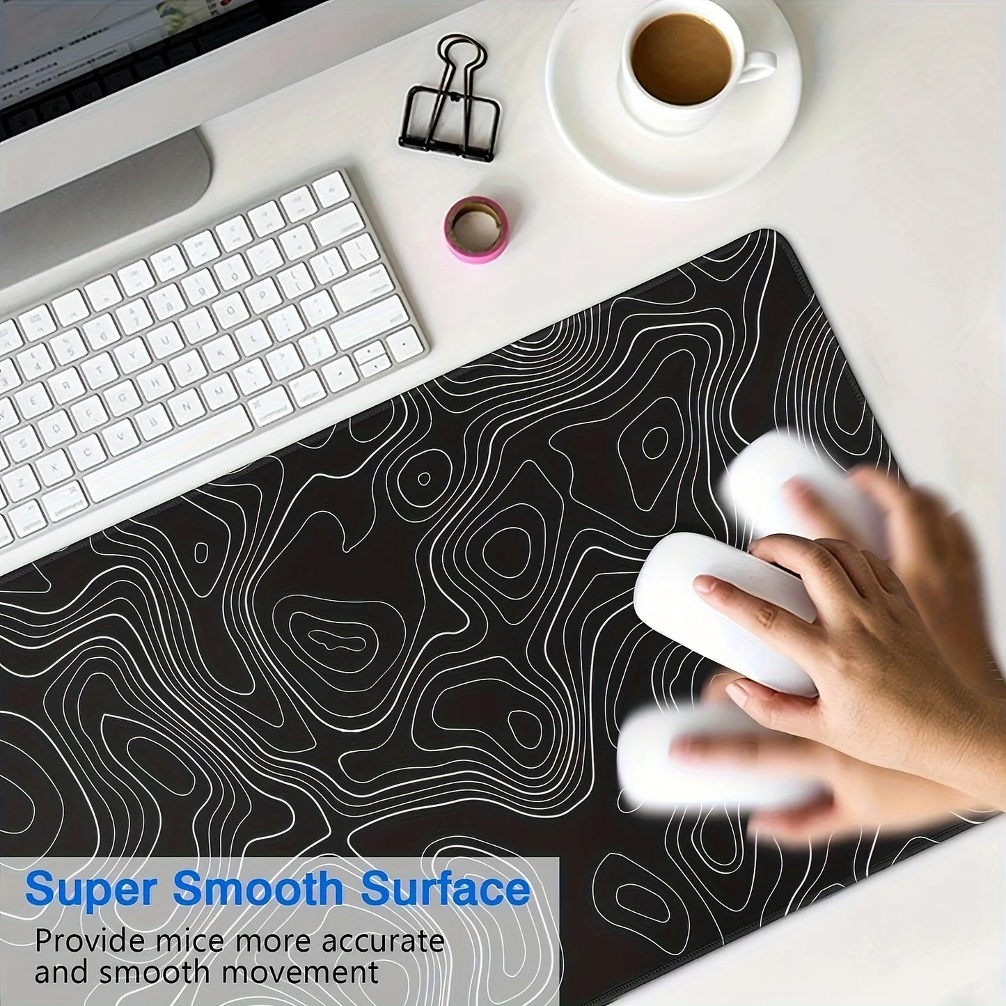 Large Non-Slip Gaming Mouse Pad – Keyboard & Desk Mat