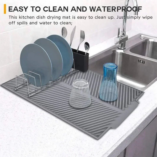Silicone Anti-Slip Drain Pad for Kitchen Use