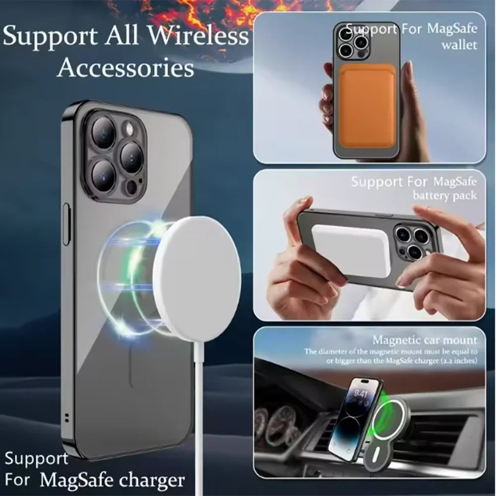 Magnetic MagSafe Case with Lens Protector