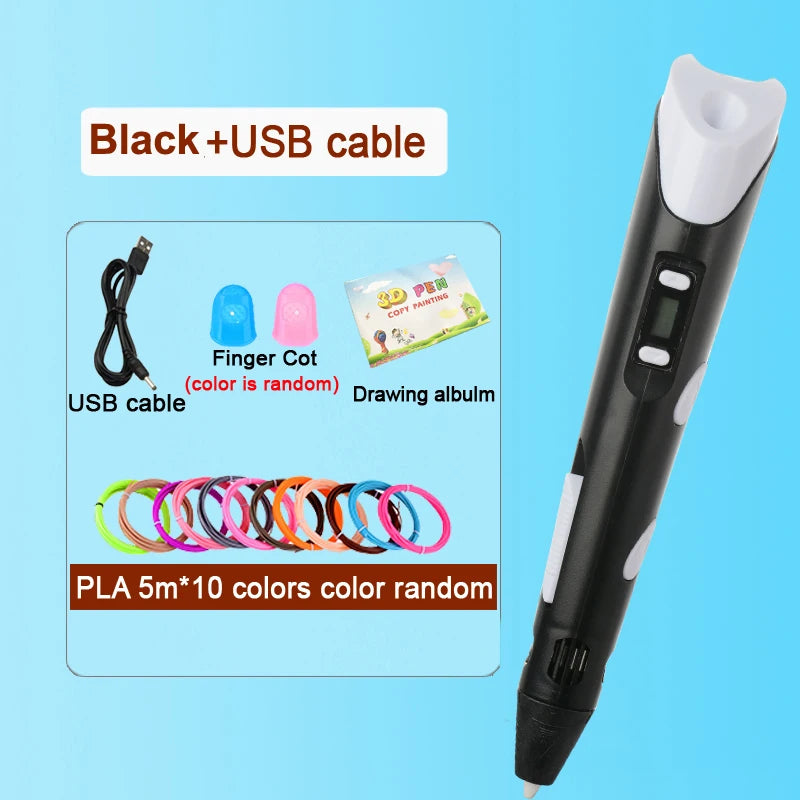 3D Printing Pen – LCD Creative Toy for Kids