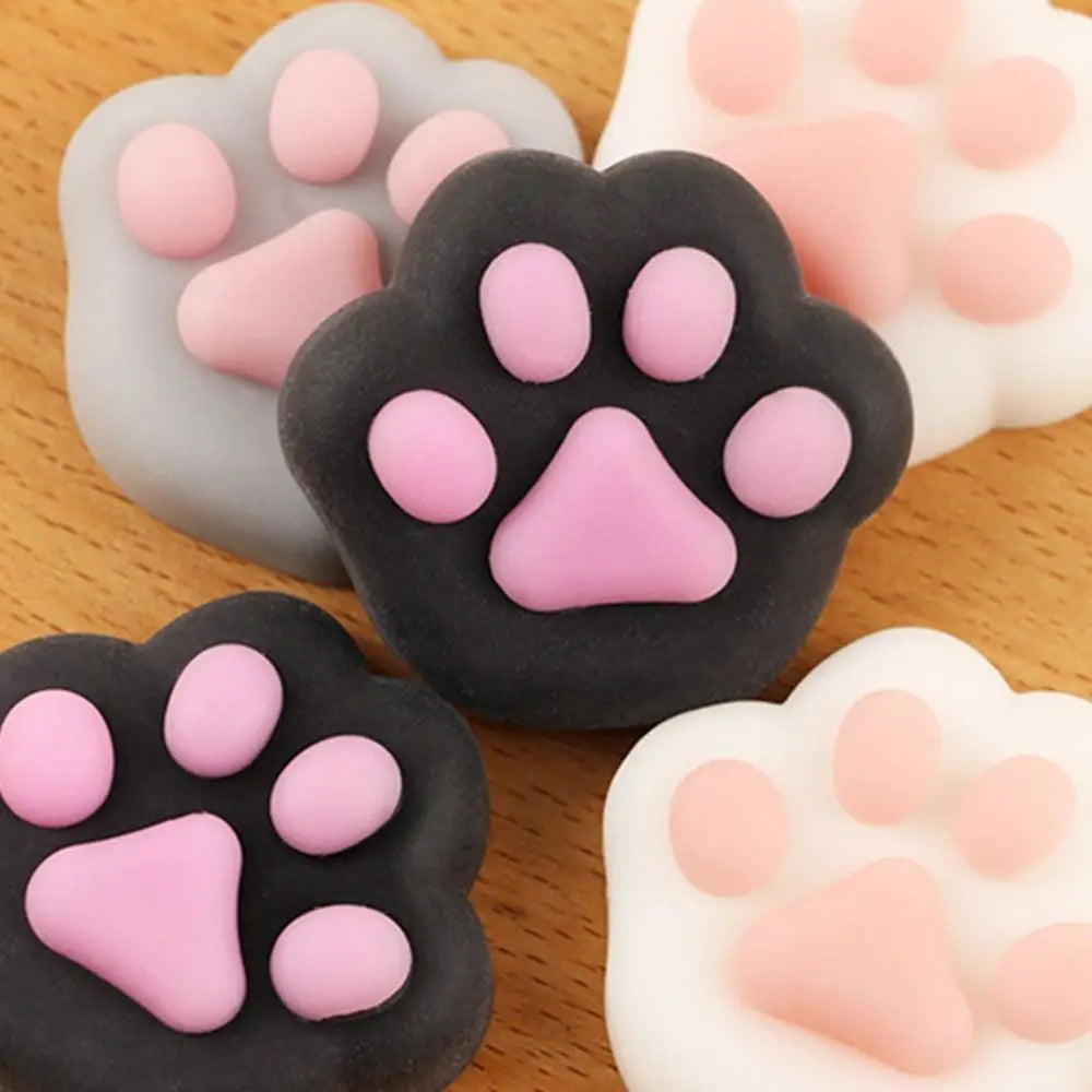 Mini Cat Paw Squeeze Toy for Stress Relief